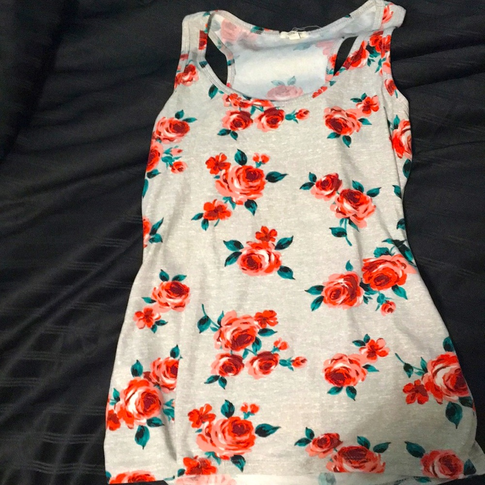 Rose tank top